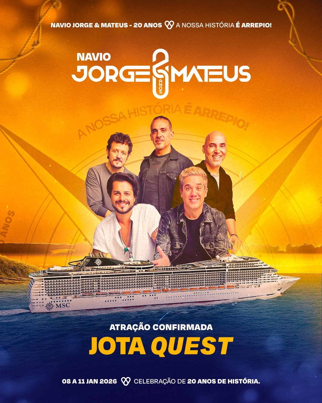 Navio Jorge e Mateus - Jota Quest