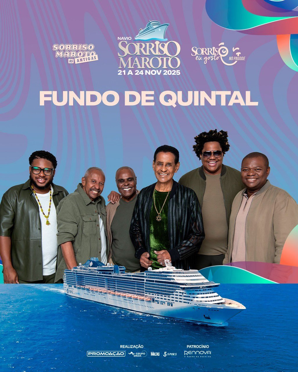 Navio Sorriso Maroto - Fundo de Quintal