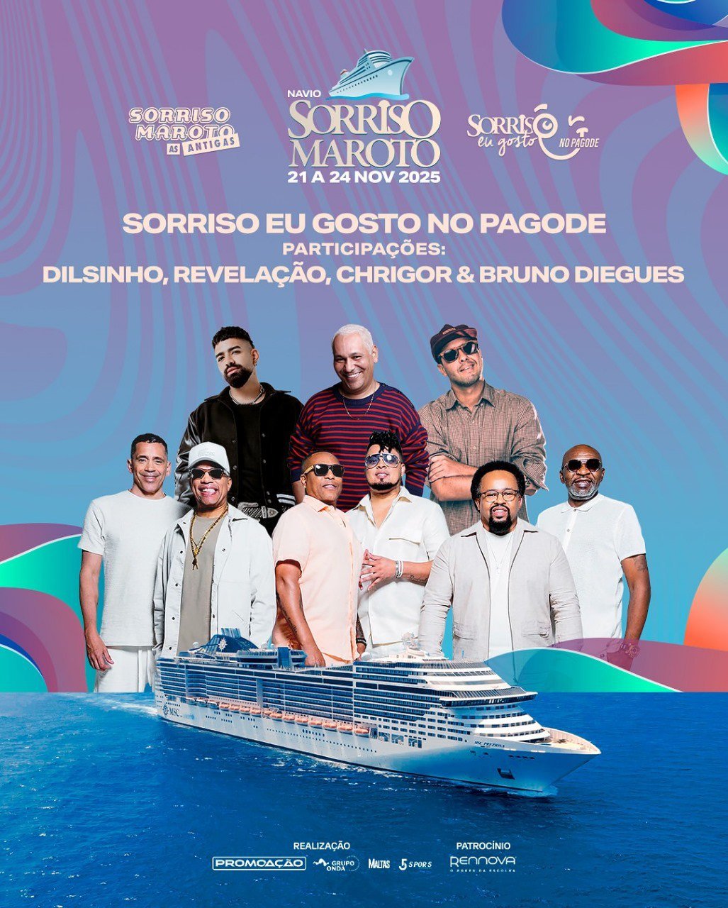 Navio Sorriso Maroto - Sorriso Eu Gosto No Pagode