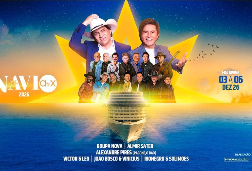 Navio Chitaãozinho & Xororó 2026 - Banner